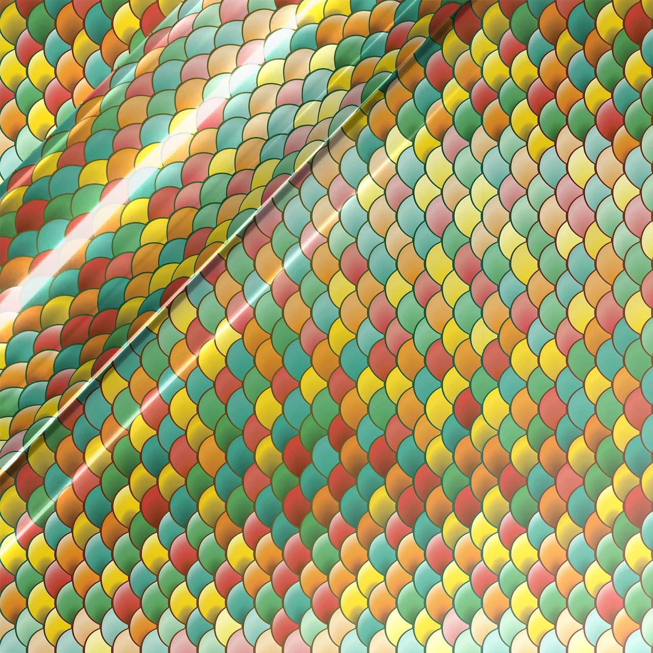 Siser® EasyPatterns® Plus Mermaid Scales Heat Transfer Vinyl